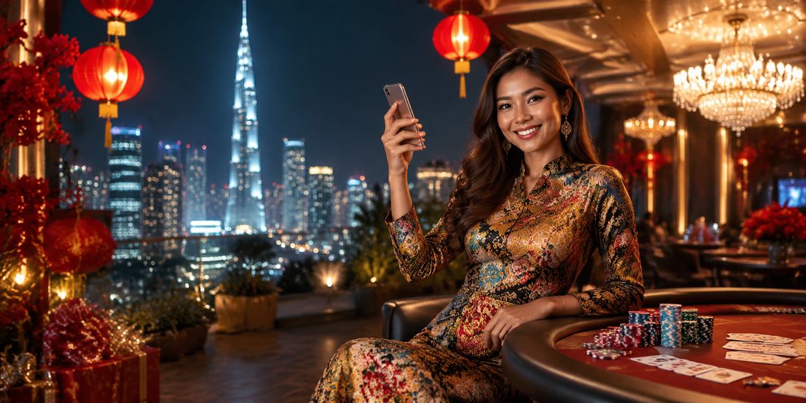 Pemain dari Kuala Lumpur menikmati permainan poker dan kad dalam suasana batik tradisional
